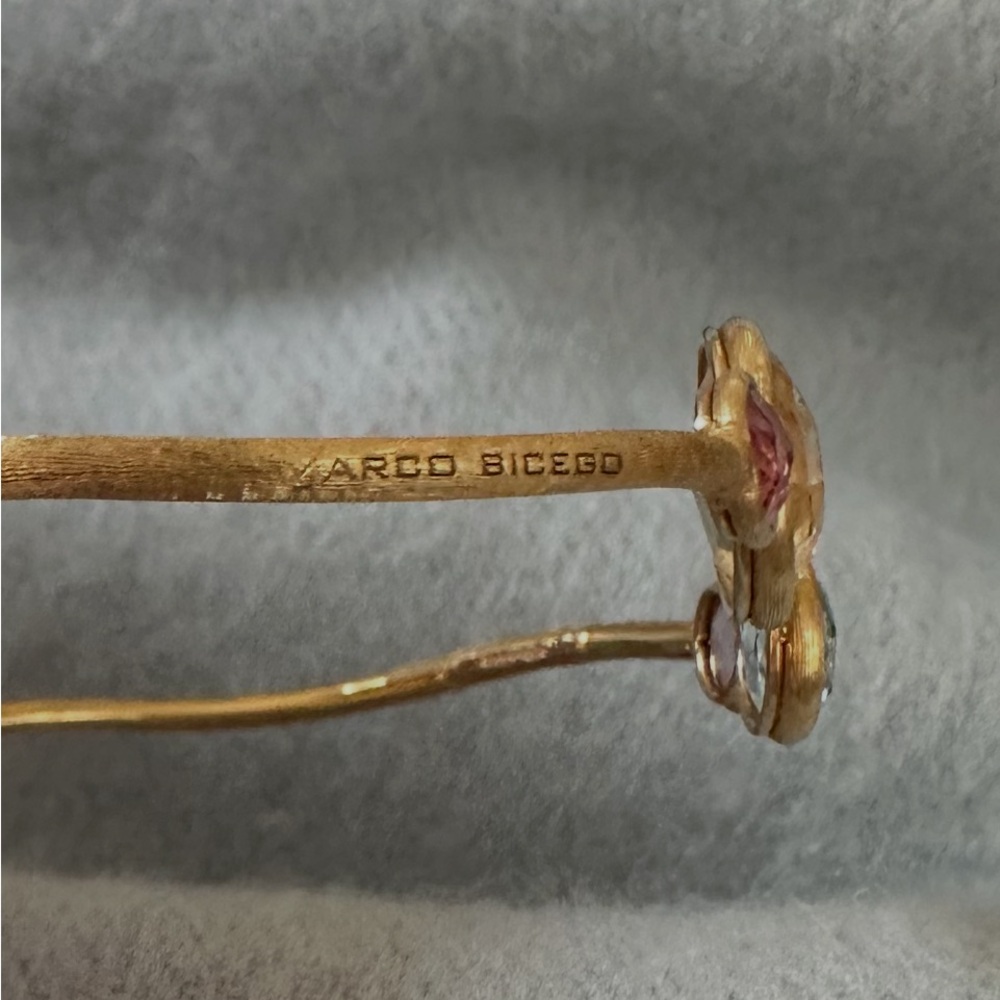 Marco Bicego Jaipur collection-Multi-Gemstone Bangle Bracelet - Picture 4 of 7